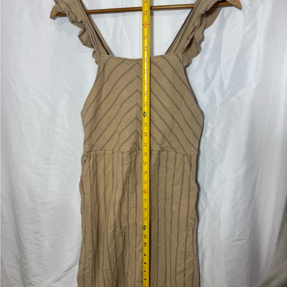 Orange Creek Tan Striped Midi Dress | Women’s Small - Picture 8 of 12